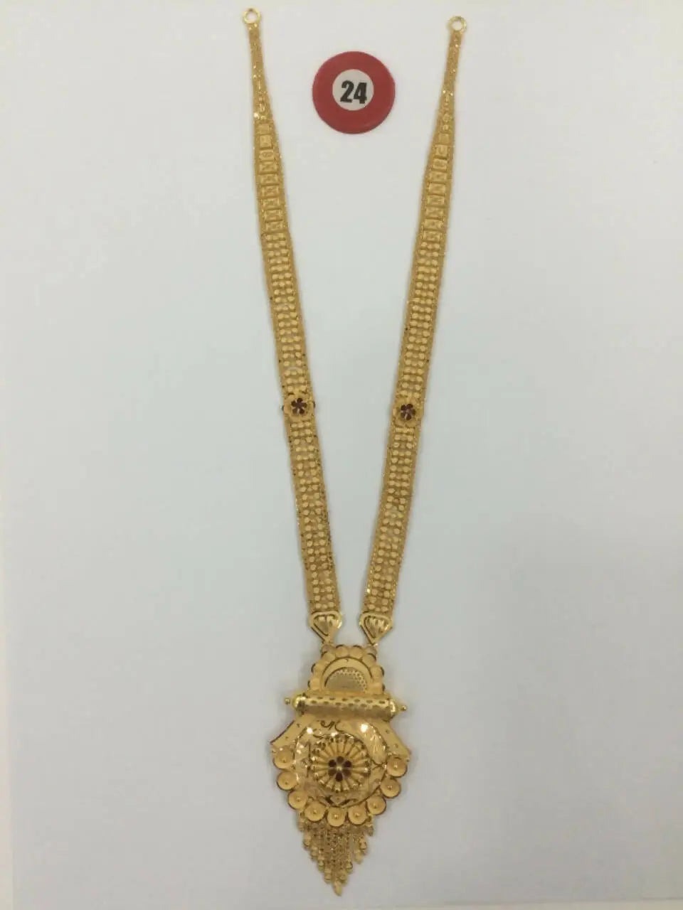 Gold Long Set Sarafa Bazar India