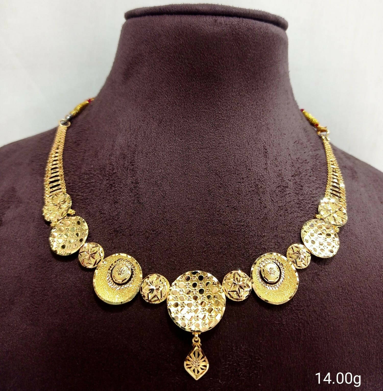 Gold Necklace Sarafa Bazar India