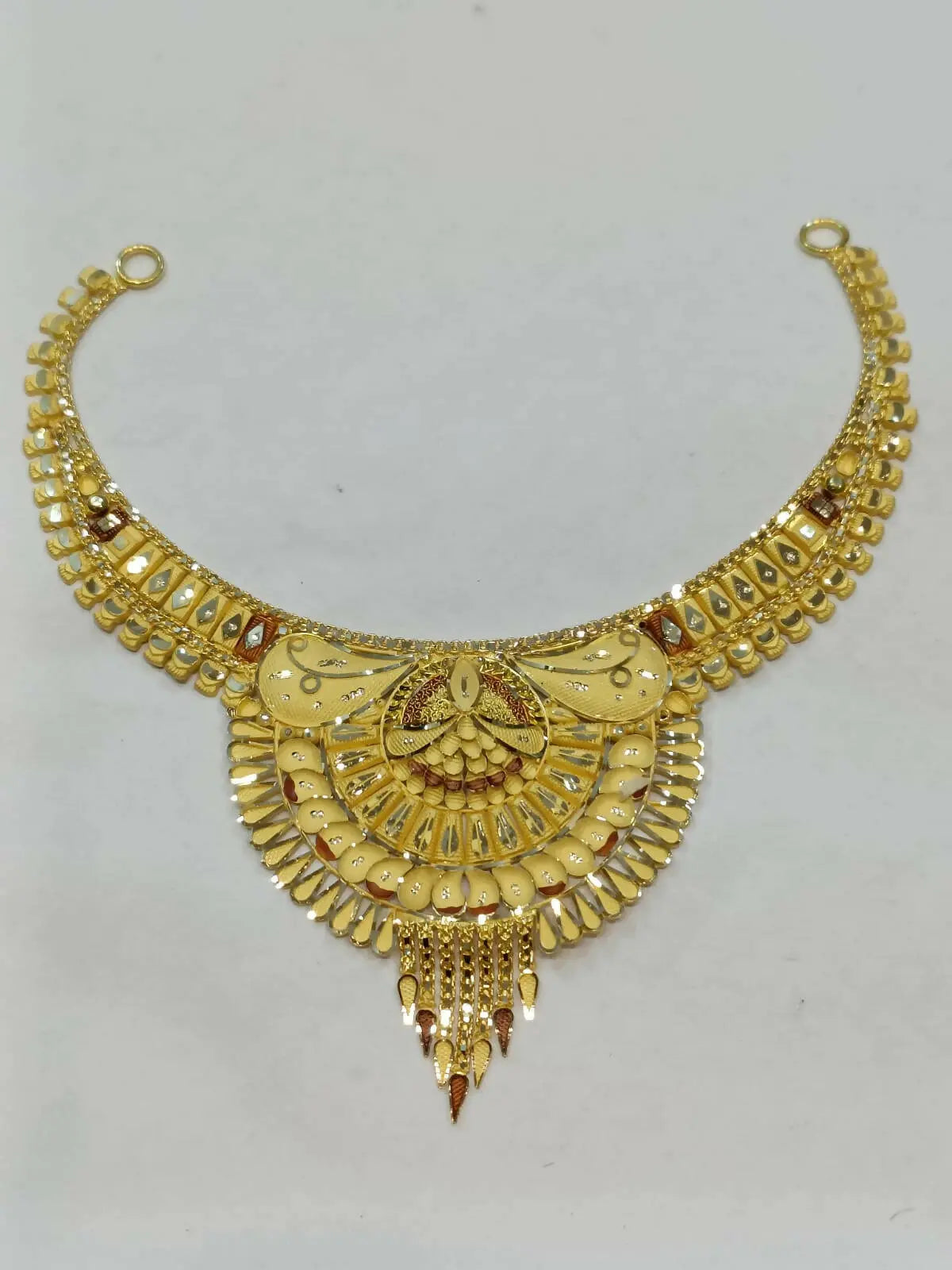 Gold Necklace Sarafa Bazar India