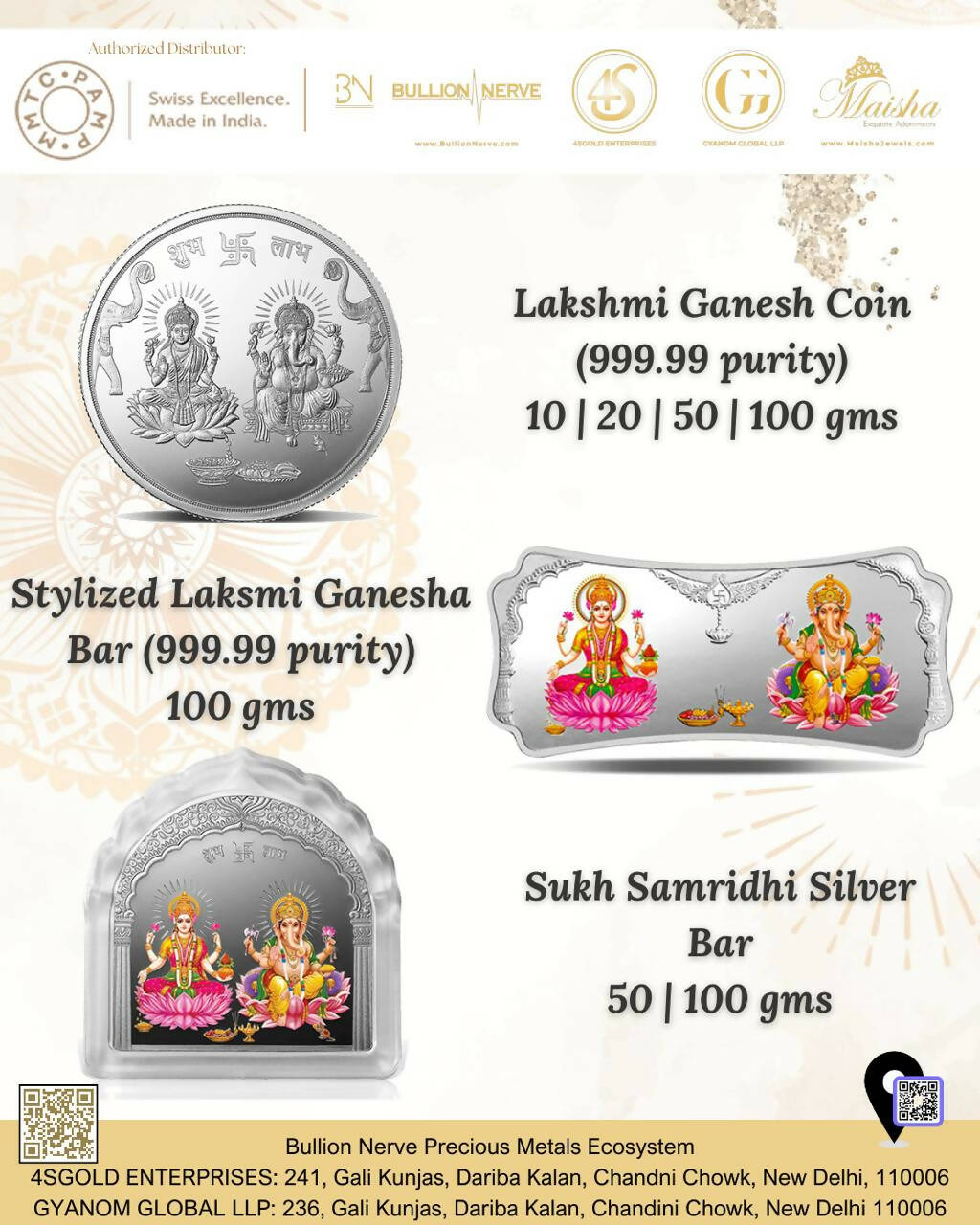 Silver Coin Sarafa Bazar India