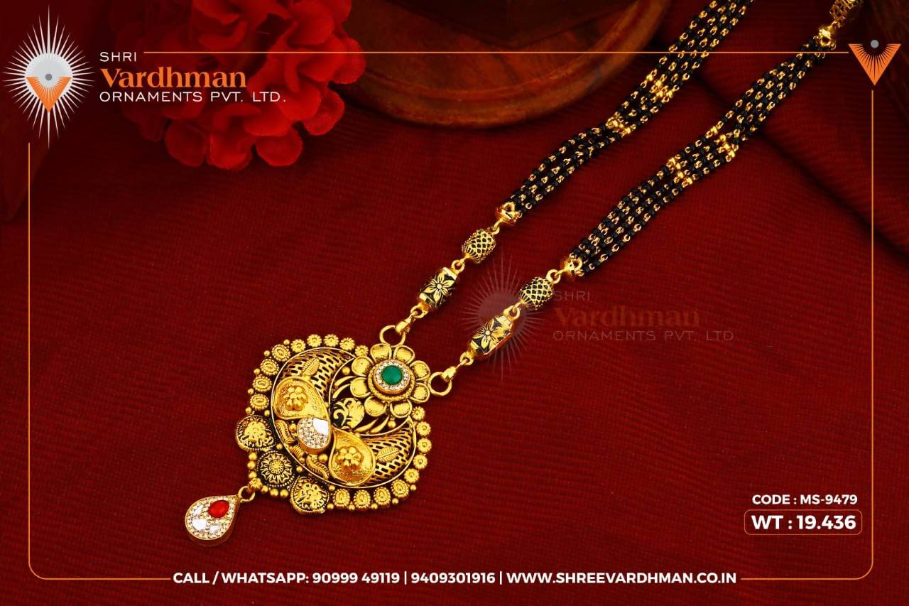 Antique Kundan Mangalsutra Sarafa Bazar