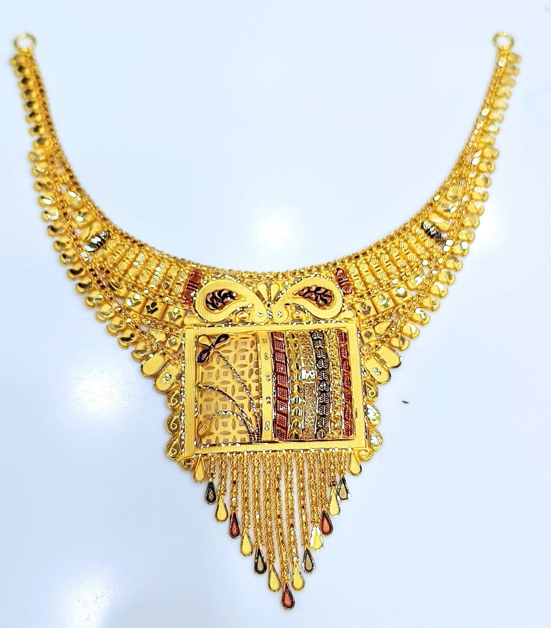 Gold Necklace Sarafa Bazar India