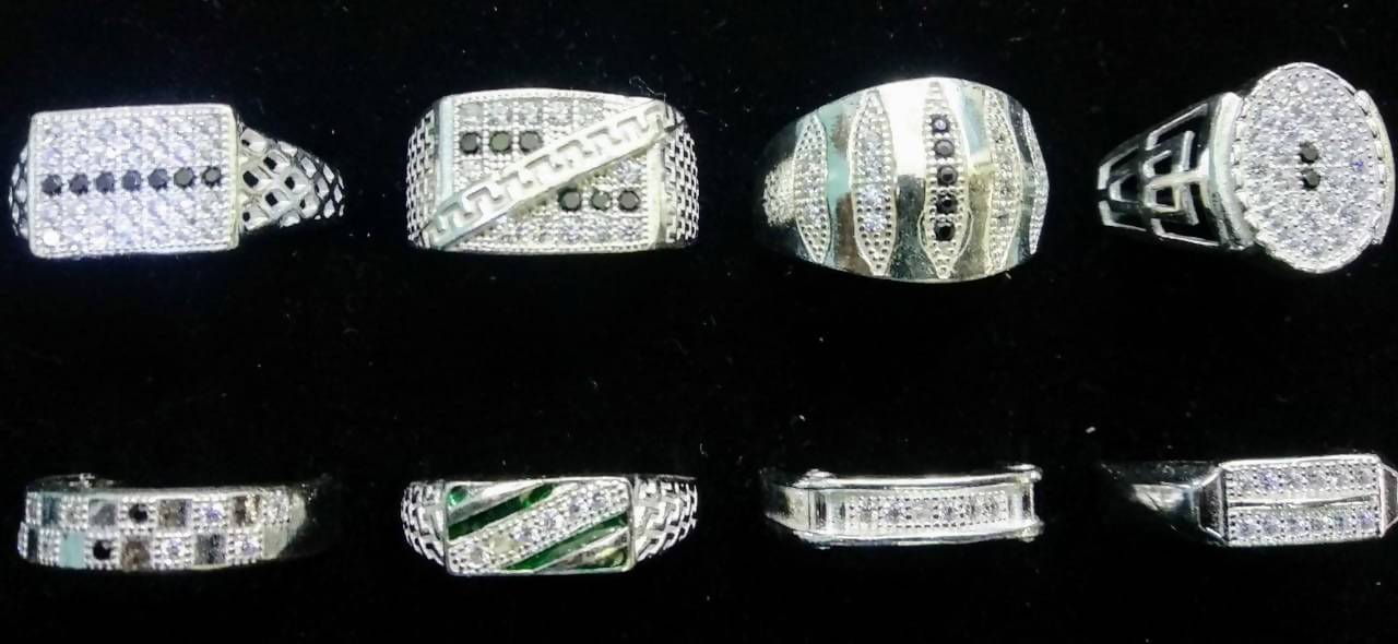 Silver Gents Rings Sarafa Bazar