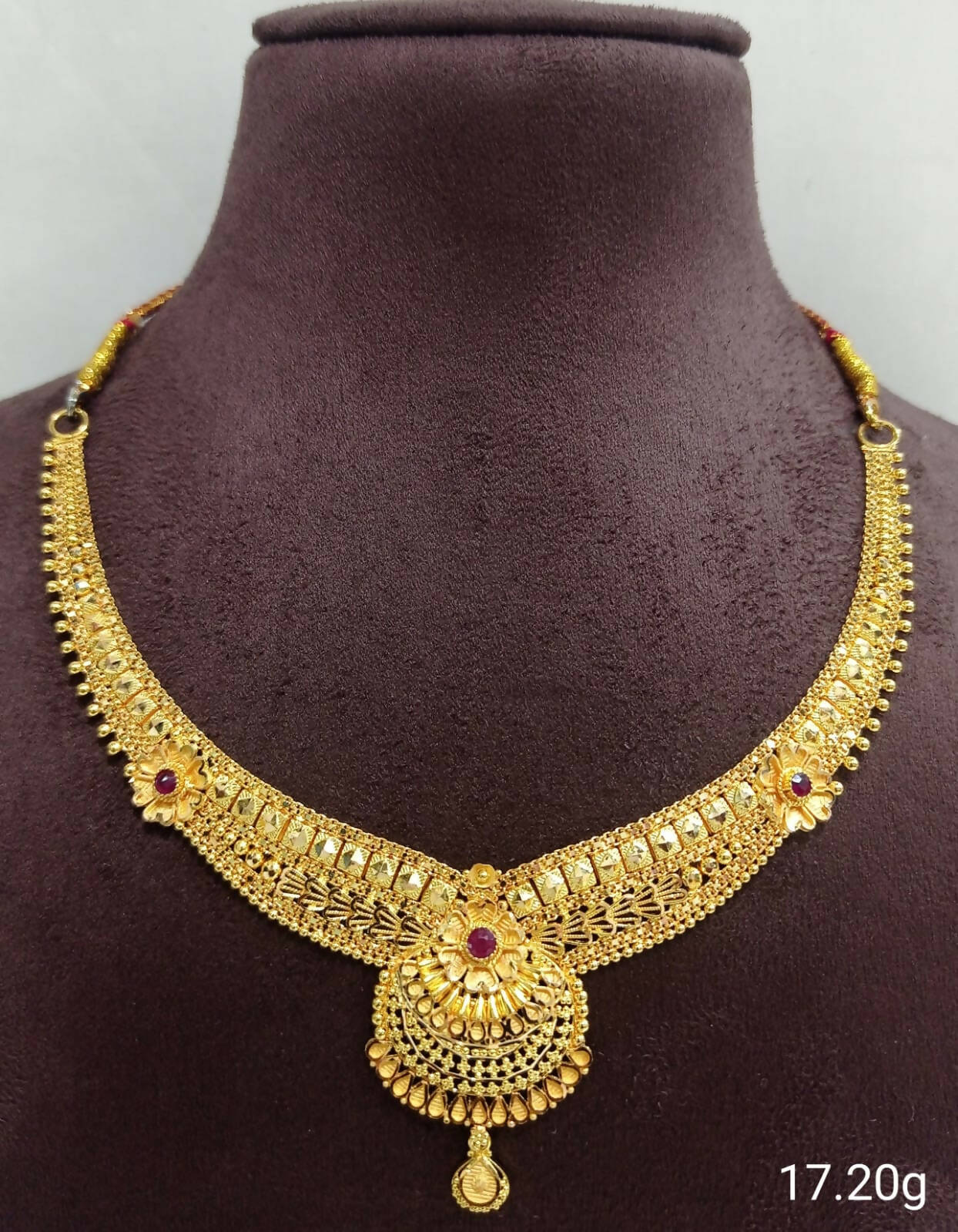 Gold Necklace Sarafa Bazar India