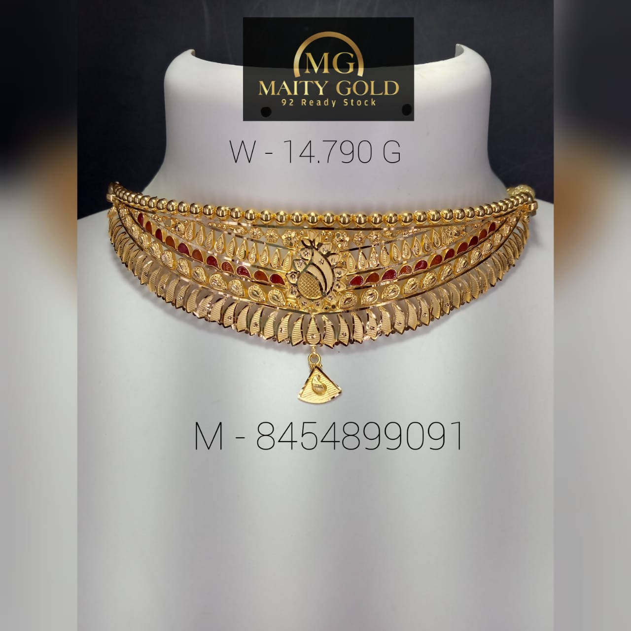 Gold Choker Sarafa Bazar India