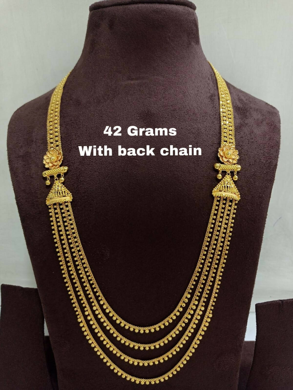 Gold Long Set Sarafa Bazar India