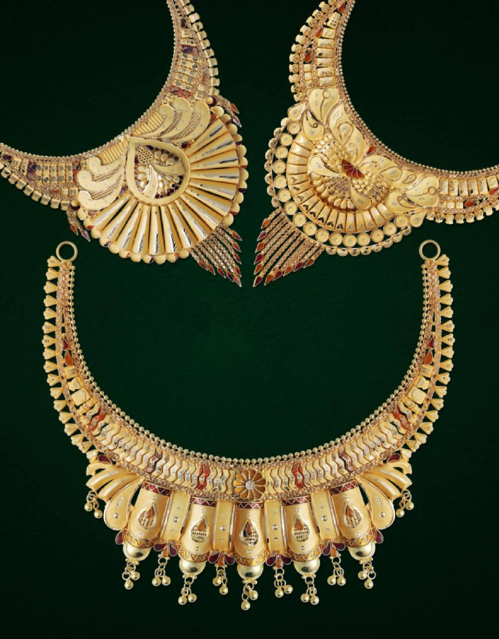 Gold Necklace Sarafa Bazar India