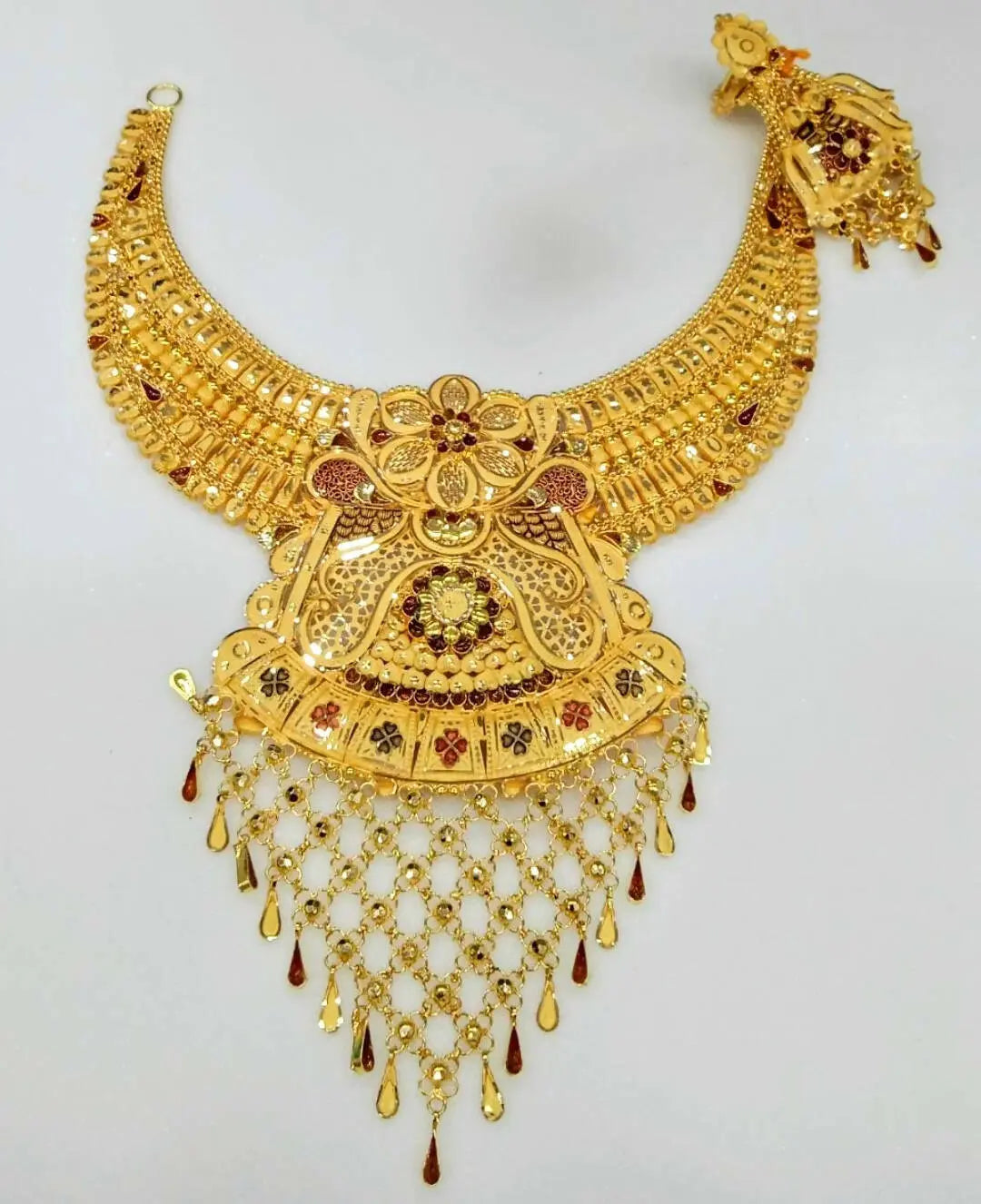 Gold Necklace Sarafa Bazar India