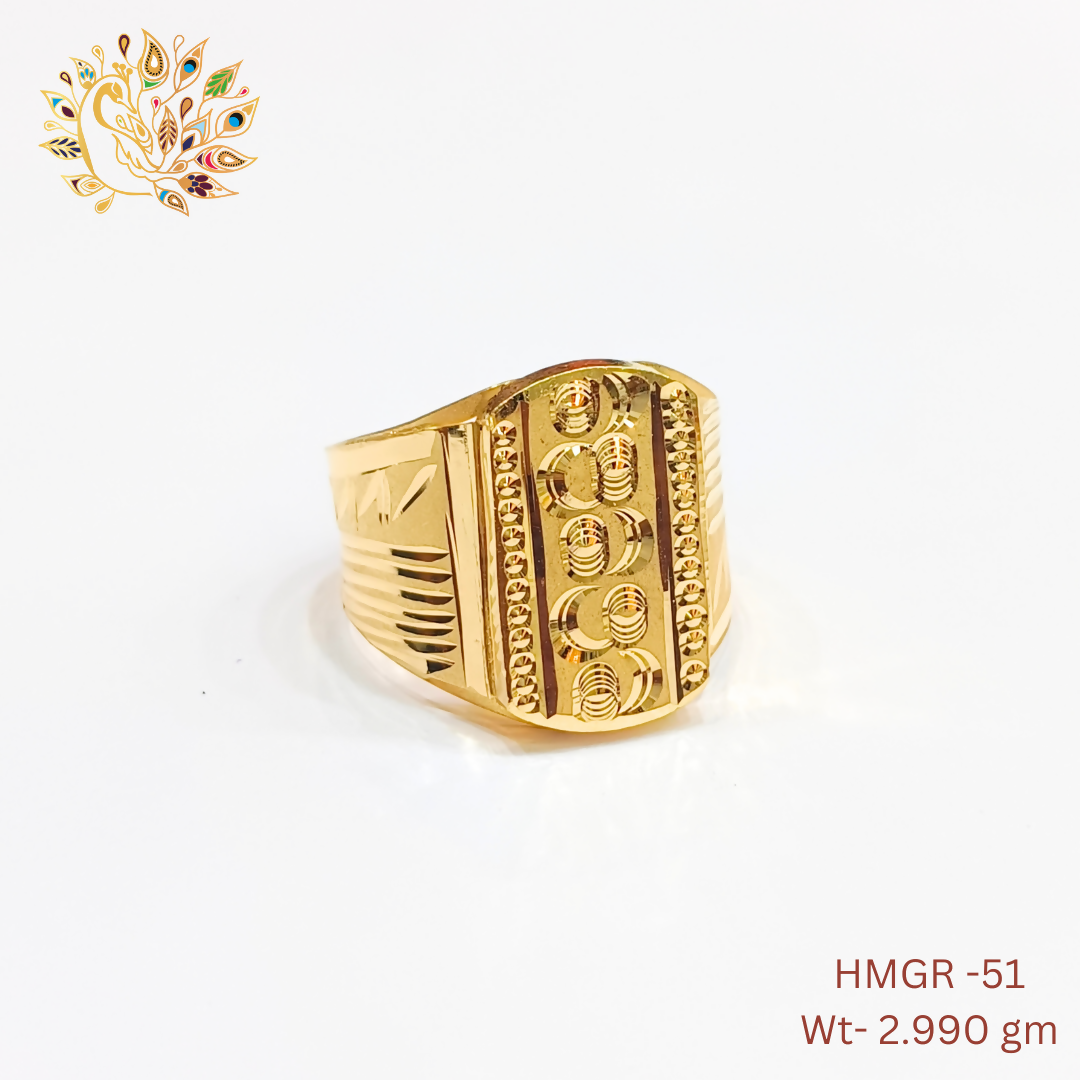 HMGR-51 - Handmade Gents Ring Sarafa Bazar India
