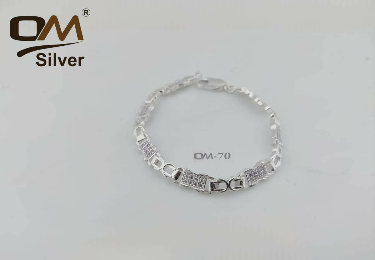 Silver Ladies Bracelet Sarafa Bazar India