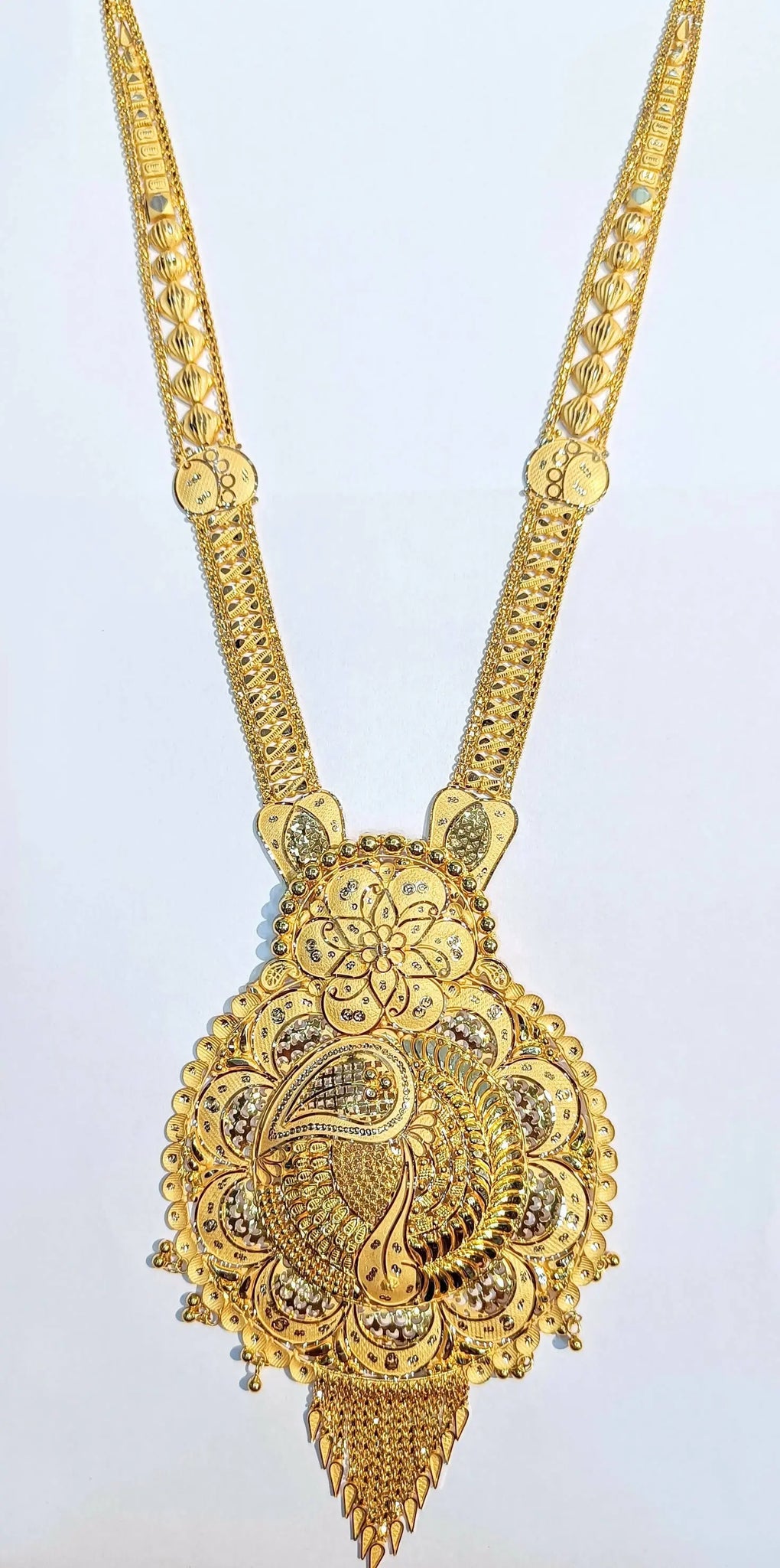 Gold Long Set Sarafa Bazar India