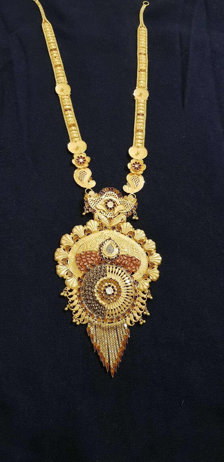 Gold Long Set Sarafa Bazar India