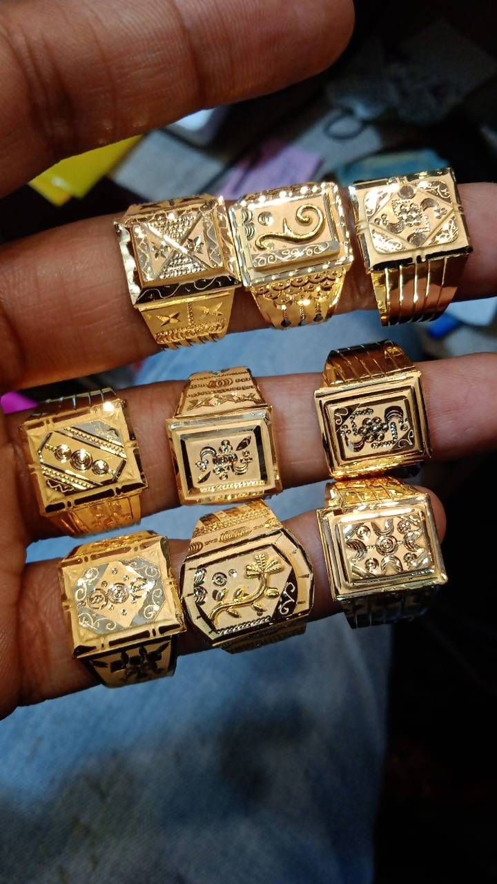 Gold Gents Ring Sarafa Bazar
