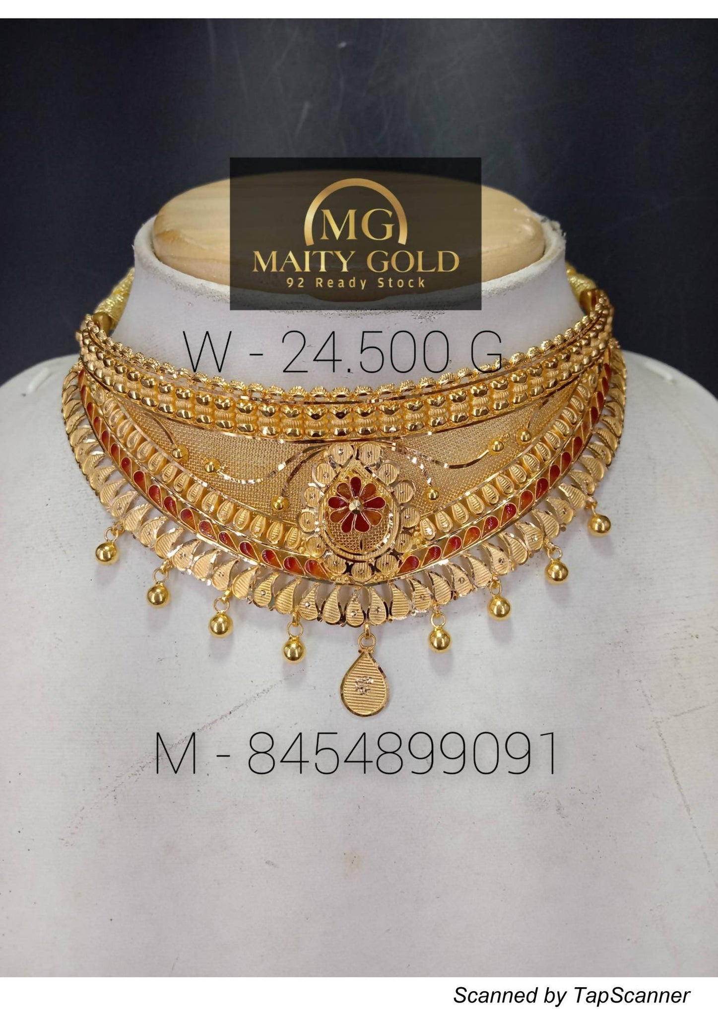 Gold Choker Sarafa Bazar India