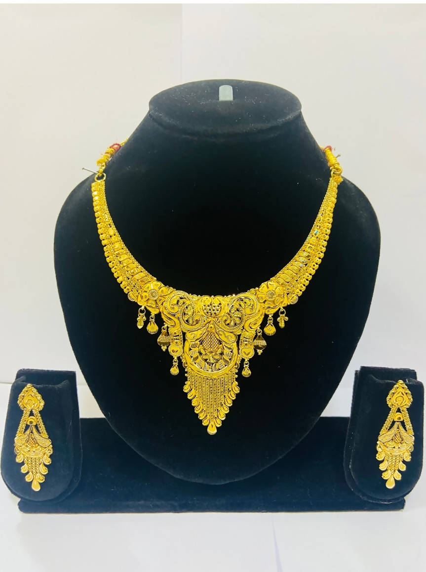 Gold Necklace Sarafa Bazar India