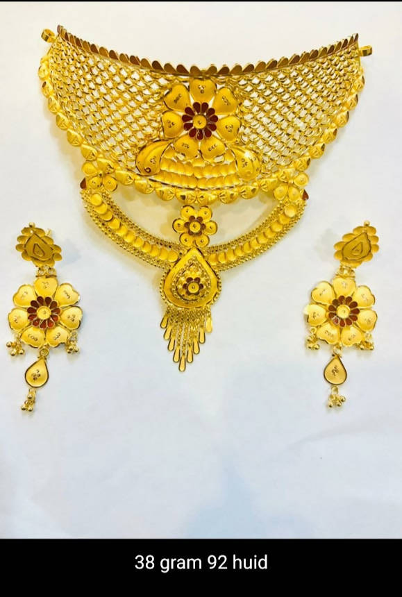 Gold Choker Sarafa Bazar India