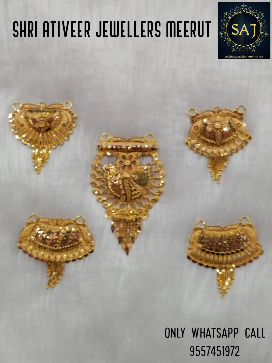Gold Mangalsutra Pendant