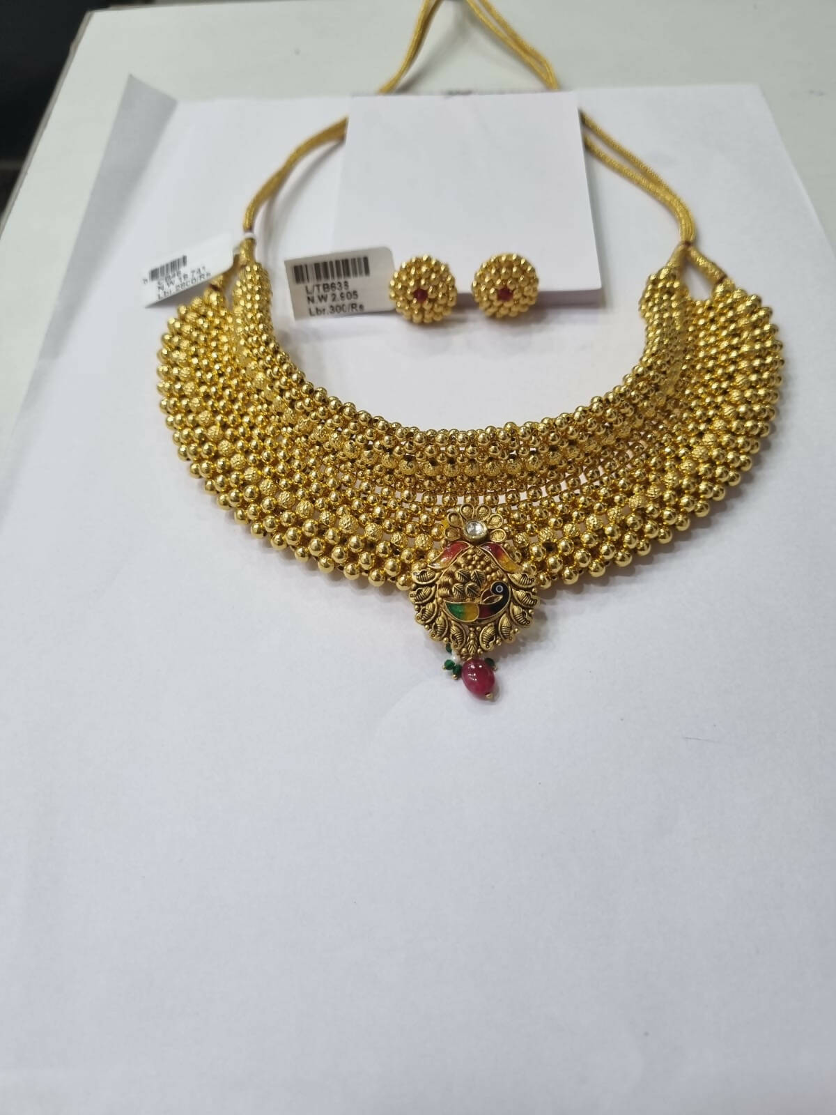 Light Weight Ghalsari Necklace Sarafa Bazar India