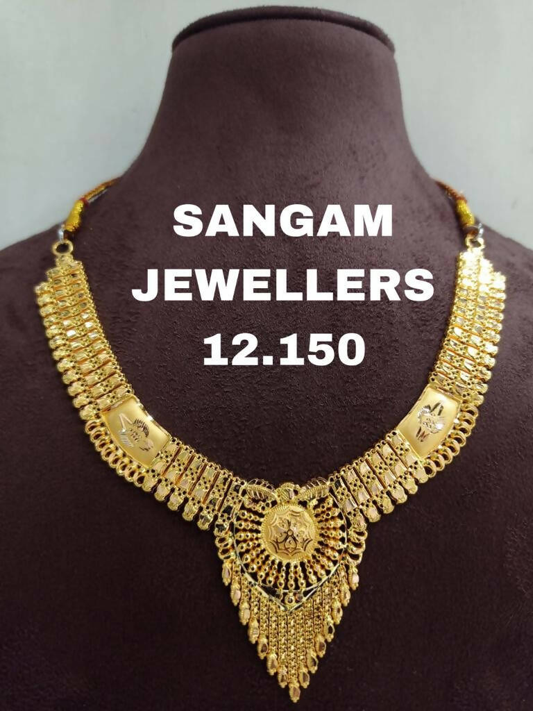 Gold Necklace Sarafa Bazar India