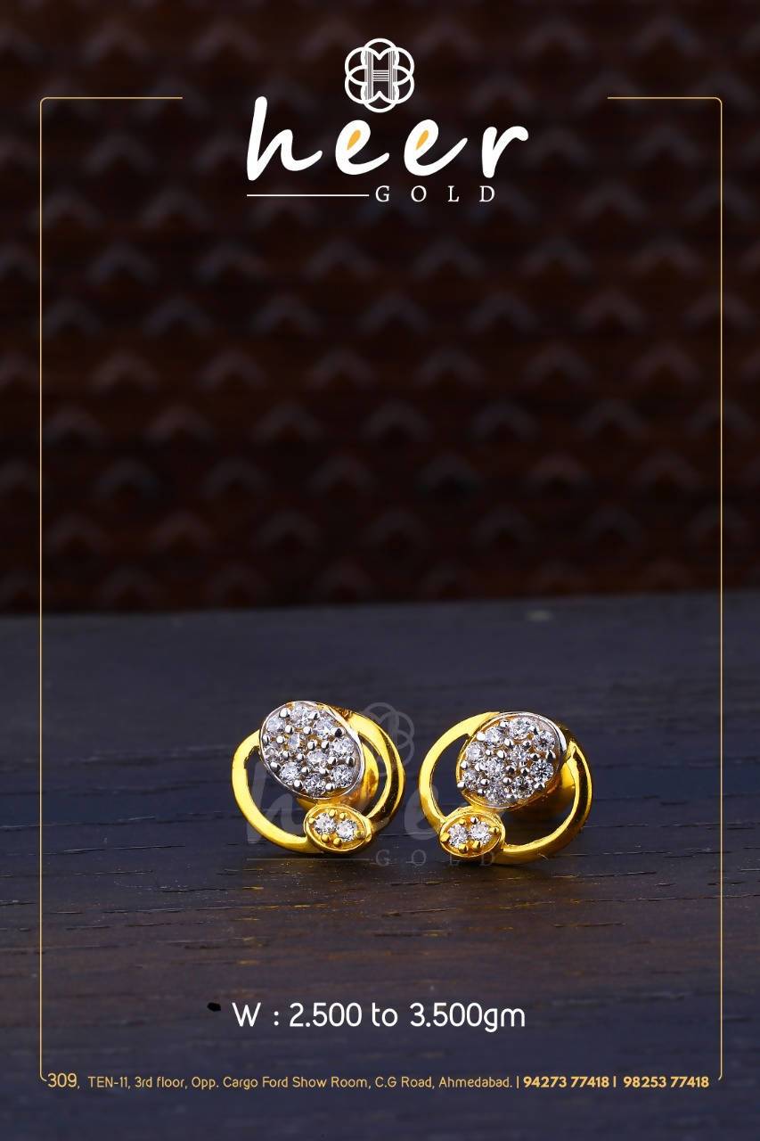 CZ Casting Earrings Sarafa Bazar