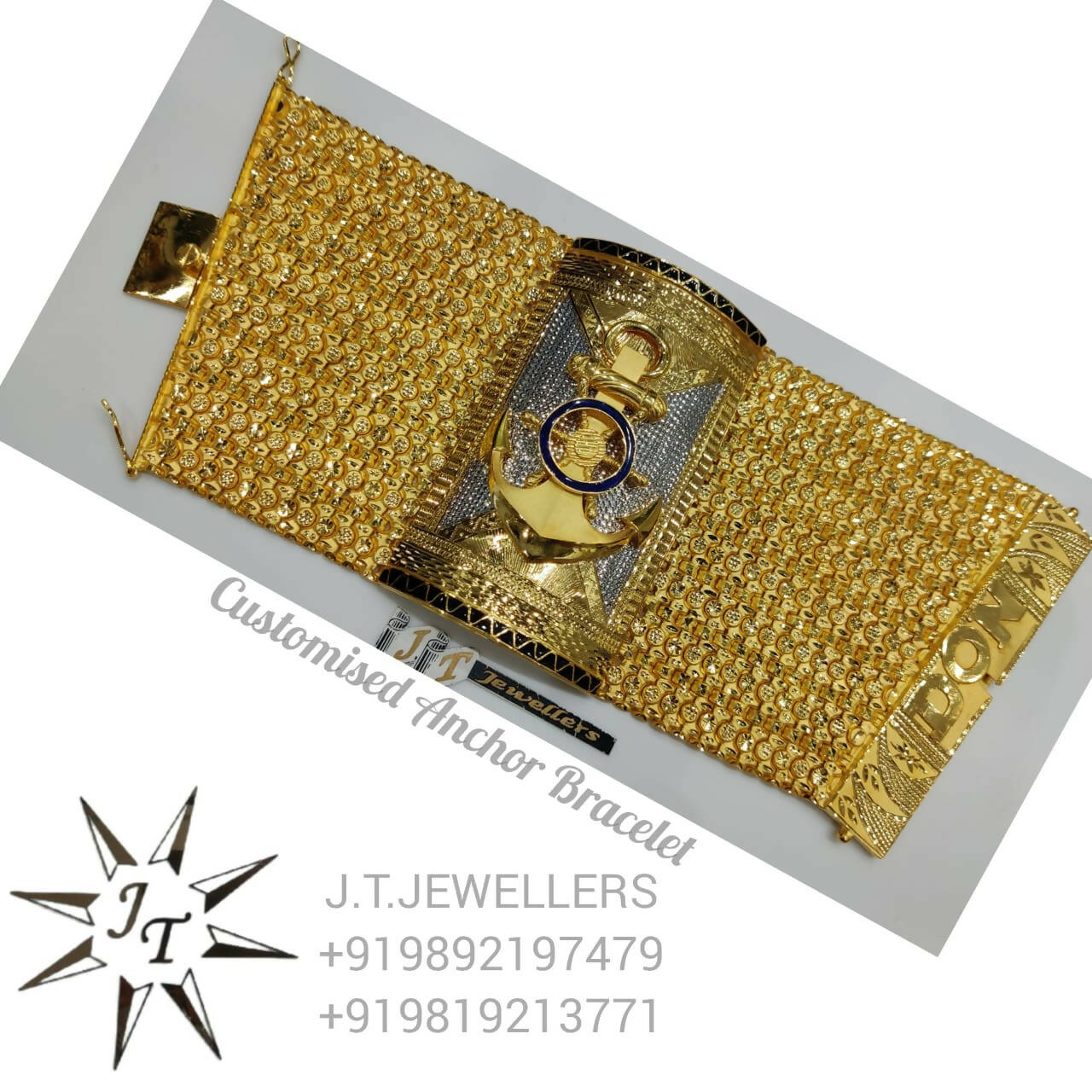 Customised Anchor Bracelet Sarafa Bazar India
