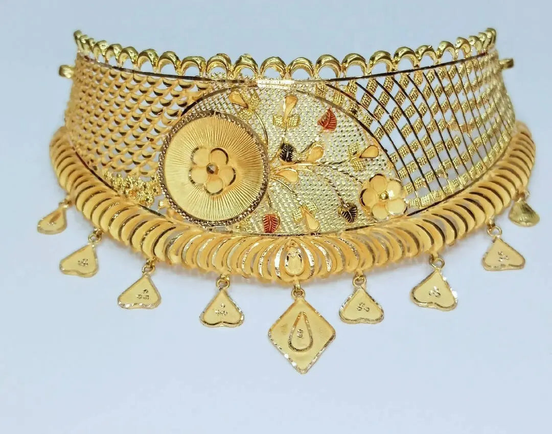 Gold Choker Sarafa Bazar India