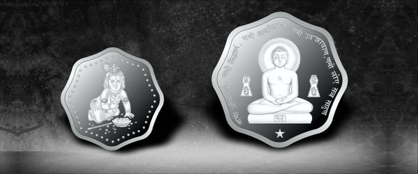 Octagon Shape Silver Coins – HM Sarafa Bazar India Pvt Ltd