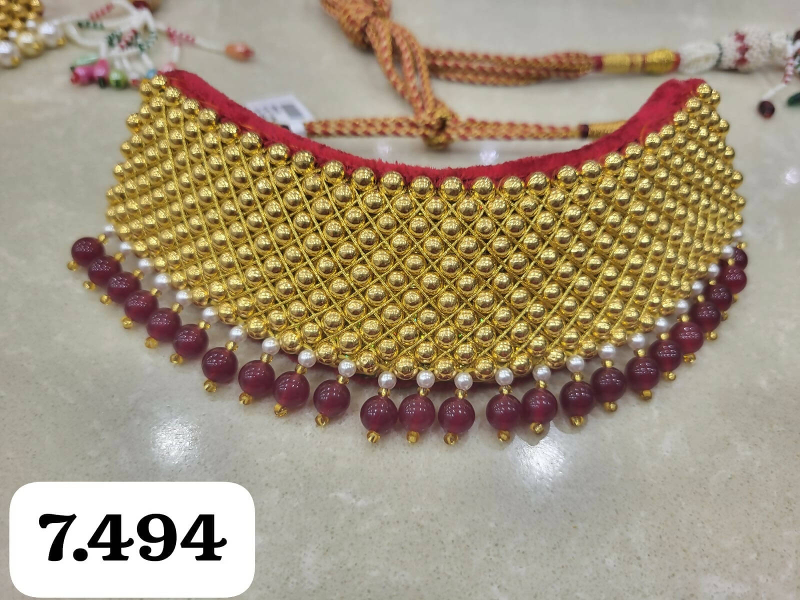 Light Weight Ghalsari Necklace Sarafa Bazar India