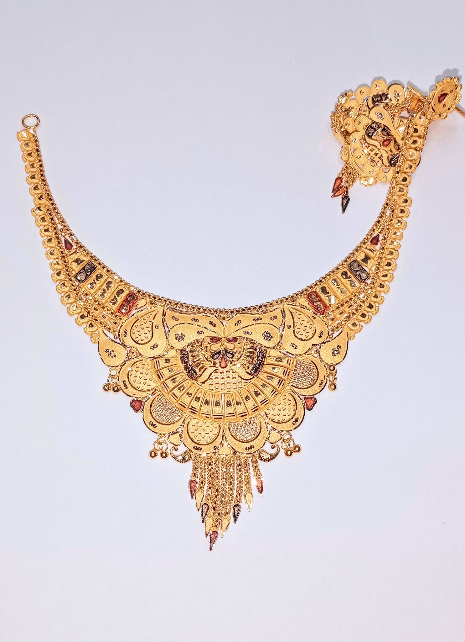 Gold Necklace Sarafa Bazar India