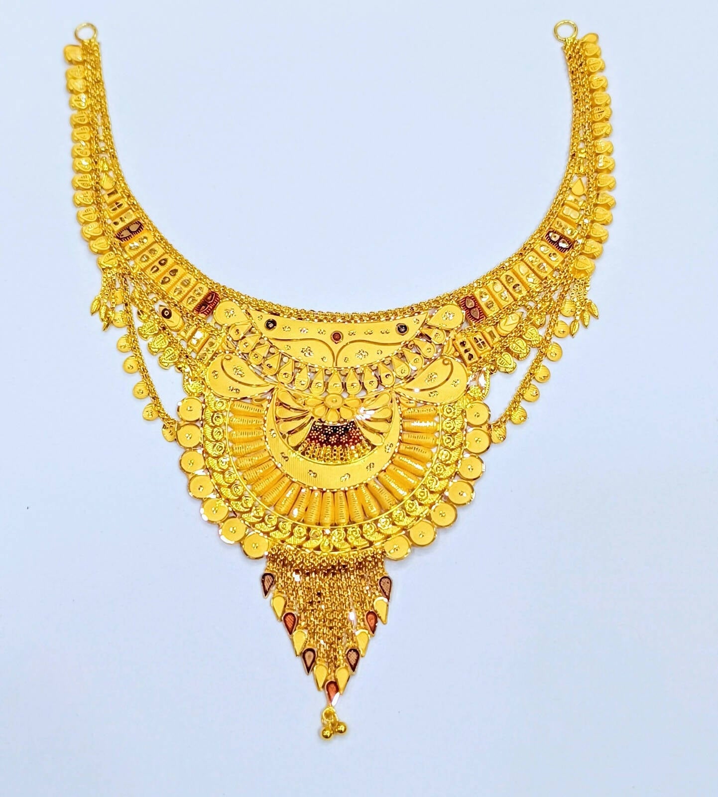 Gold Necklace Sarafa Bazar India