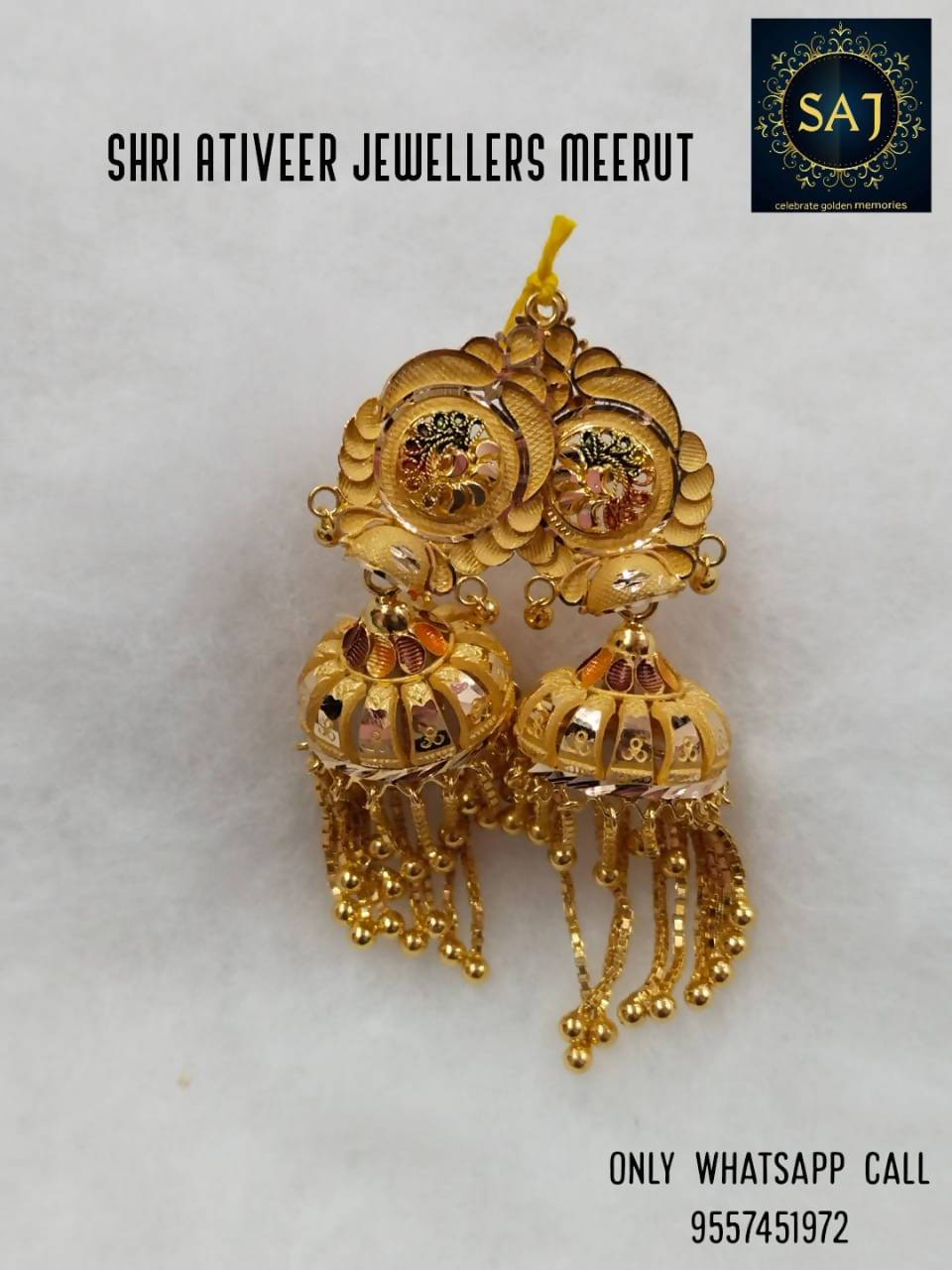 Gold Jhumki Sarafa Bazar