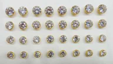 CZ Solitaire Nosepins Sarafa Bazar India