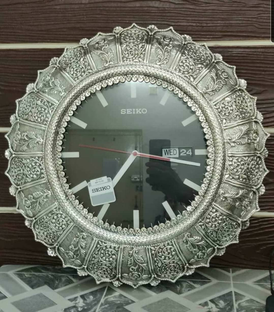 Silver Wall Clock Sarafa Bazar India