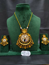 Antique temple pendal Sarafa Bazar India