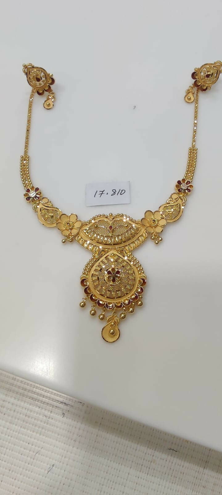 Gold Necklace Sarafa Bazar India