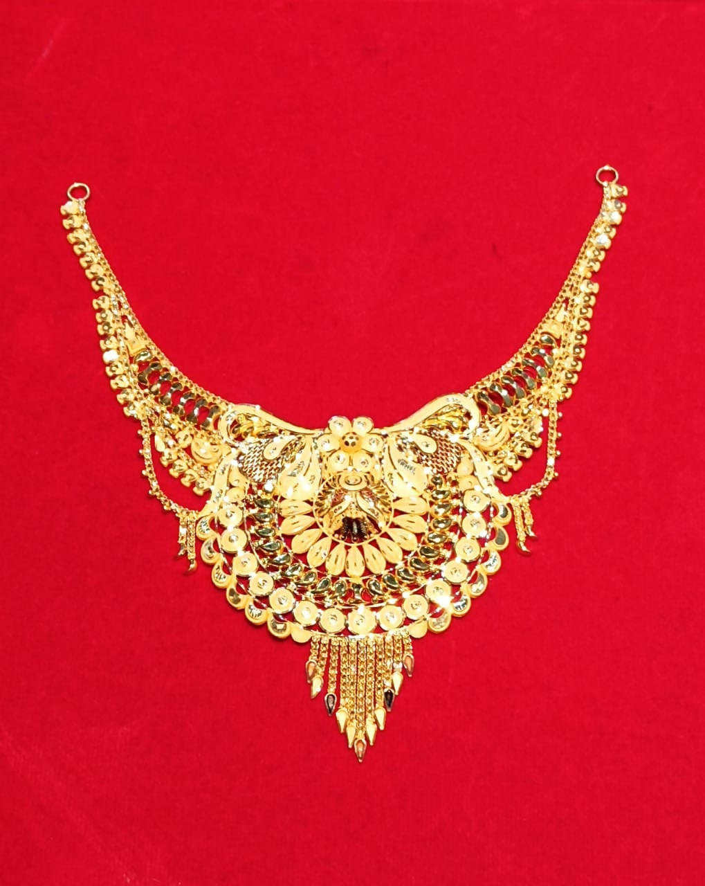 Gold Necklace Sarafa Bazar India