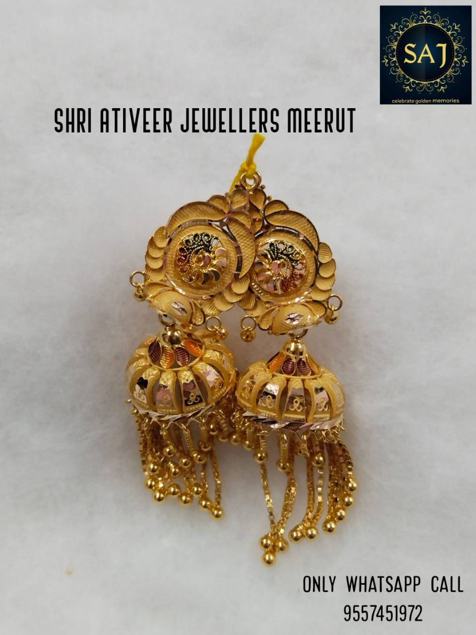 Gold Jhumki Sarafa Bazar