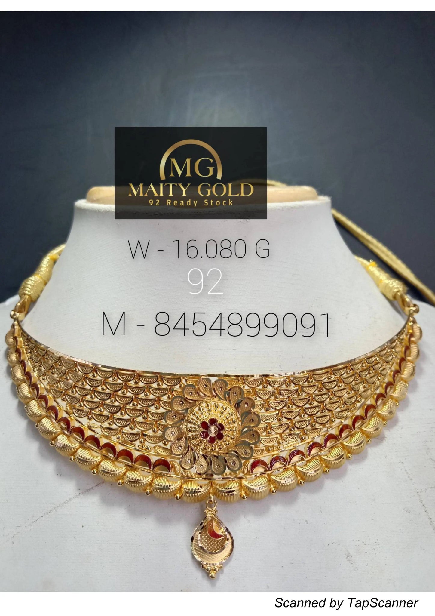 Gold Choker Sarafa Bazar India