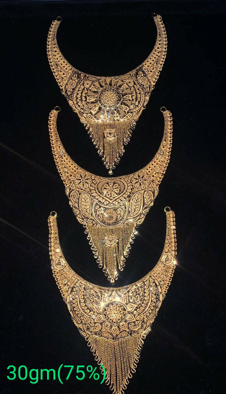 30gm necklace Sarafa Bazar India