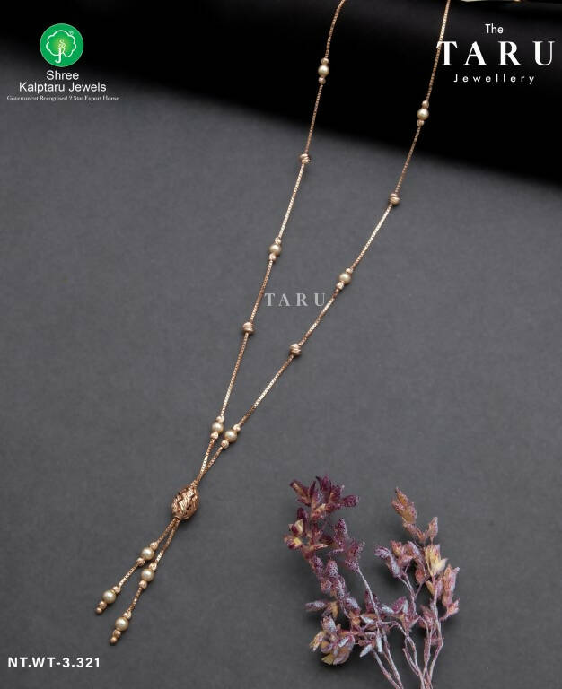 Italian Rose Gold Ladies Chain Sarafa Bazar India