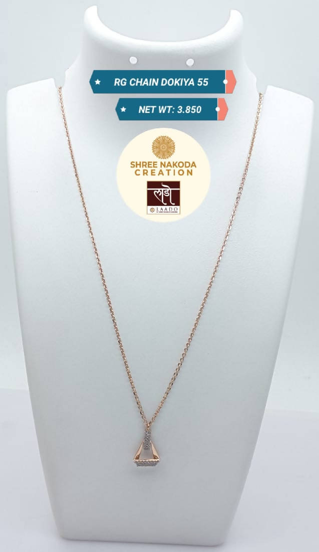 Rose Gold Dokiya Sarafa Bazar India