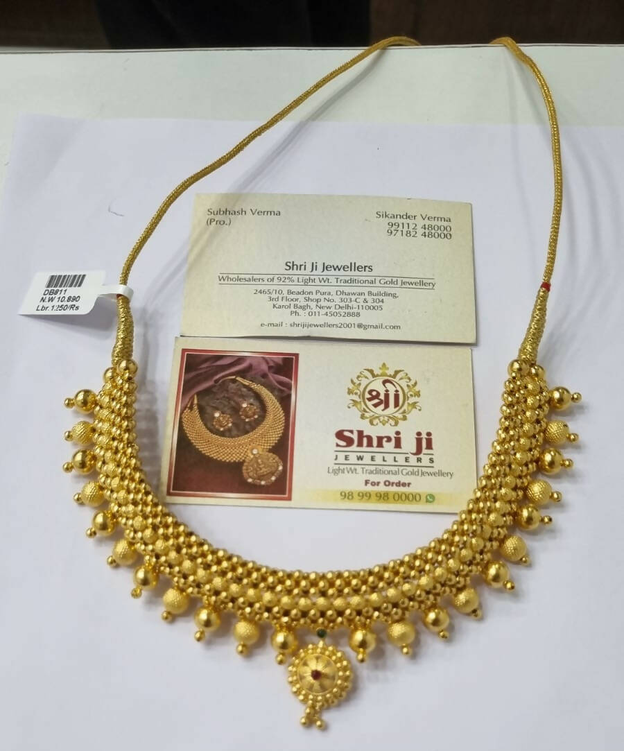 Light Weight Ghalsari Necklace Sarafa Bazar India