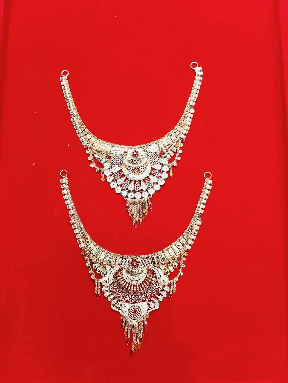 Gold Necklace Sarafa Bazar India