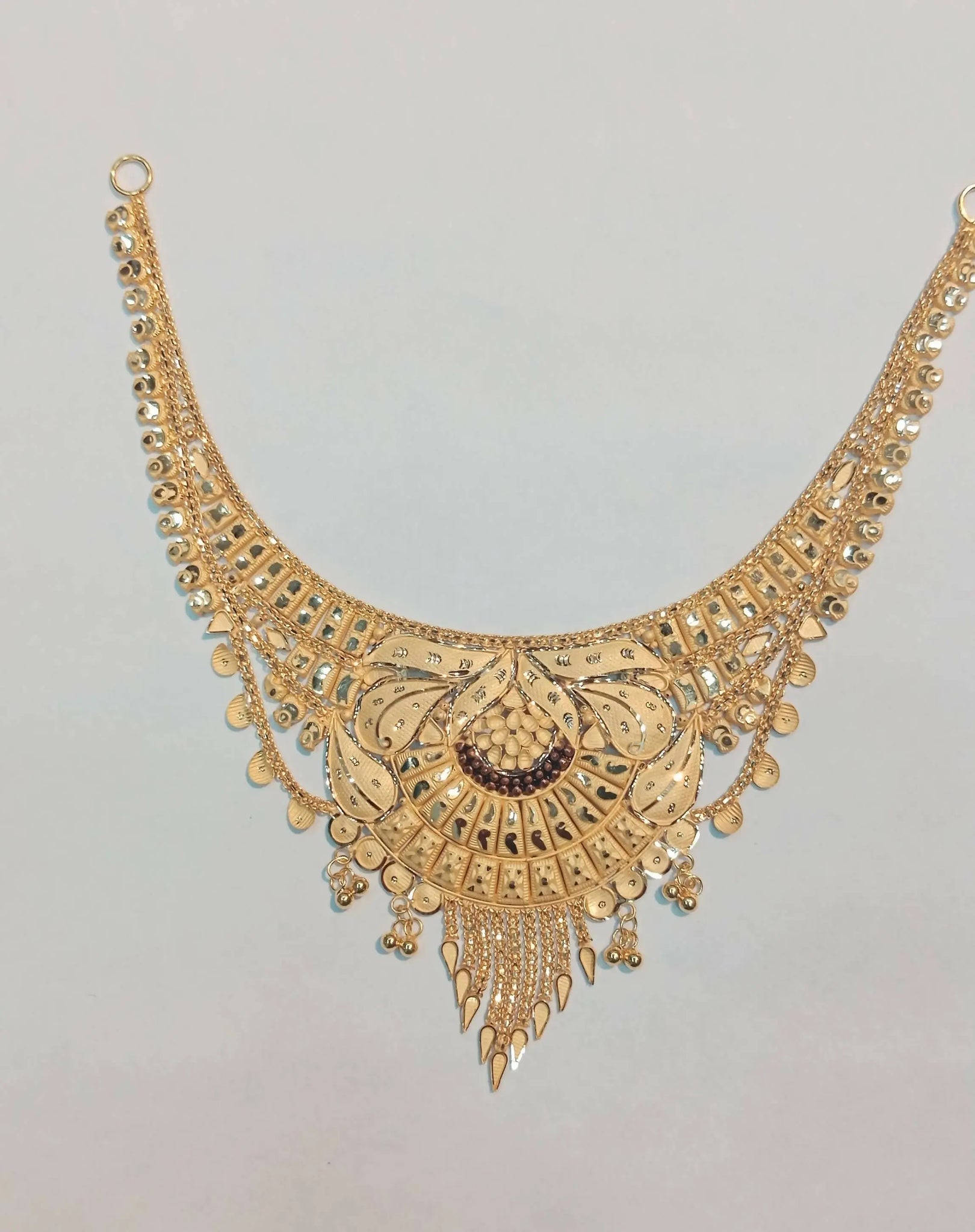 Gold Necklace Sarafa Bazar India