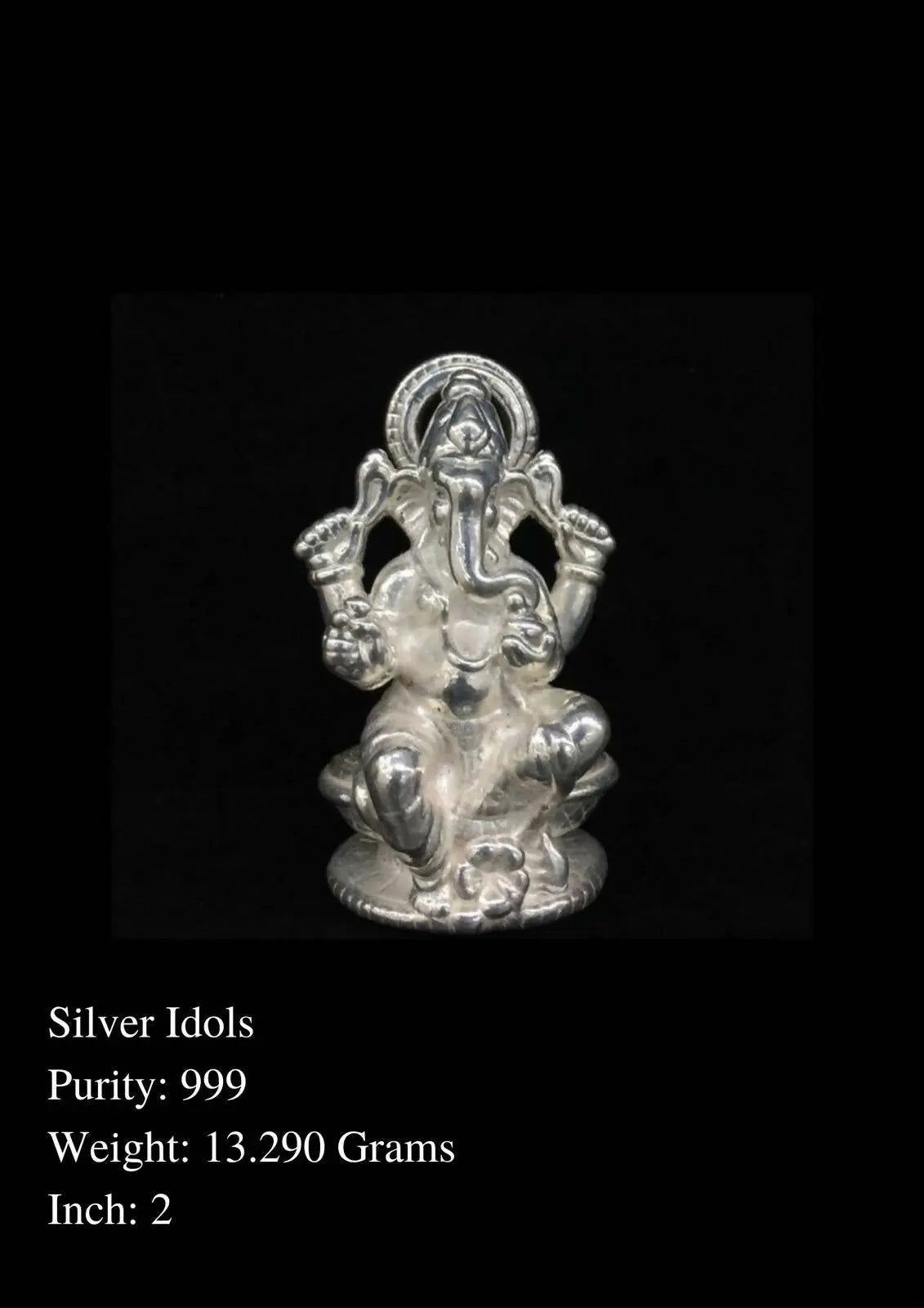 999 Silver Idols Sarafa Bazar India