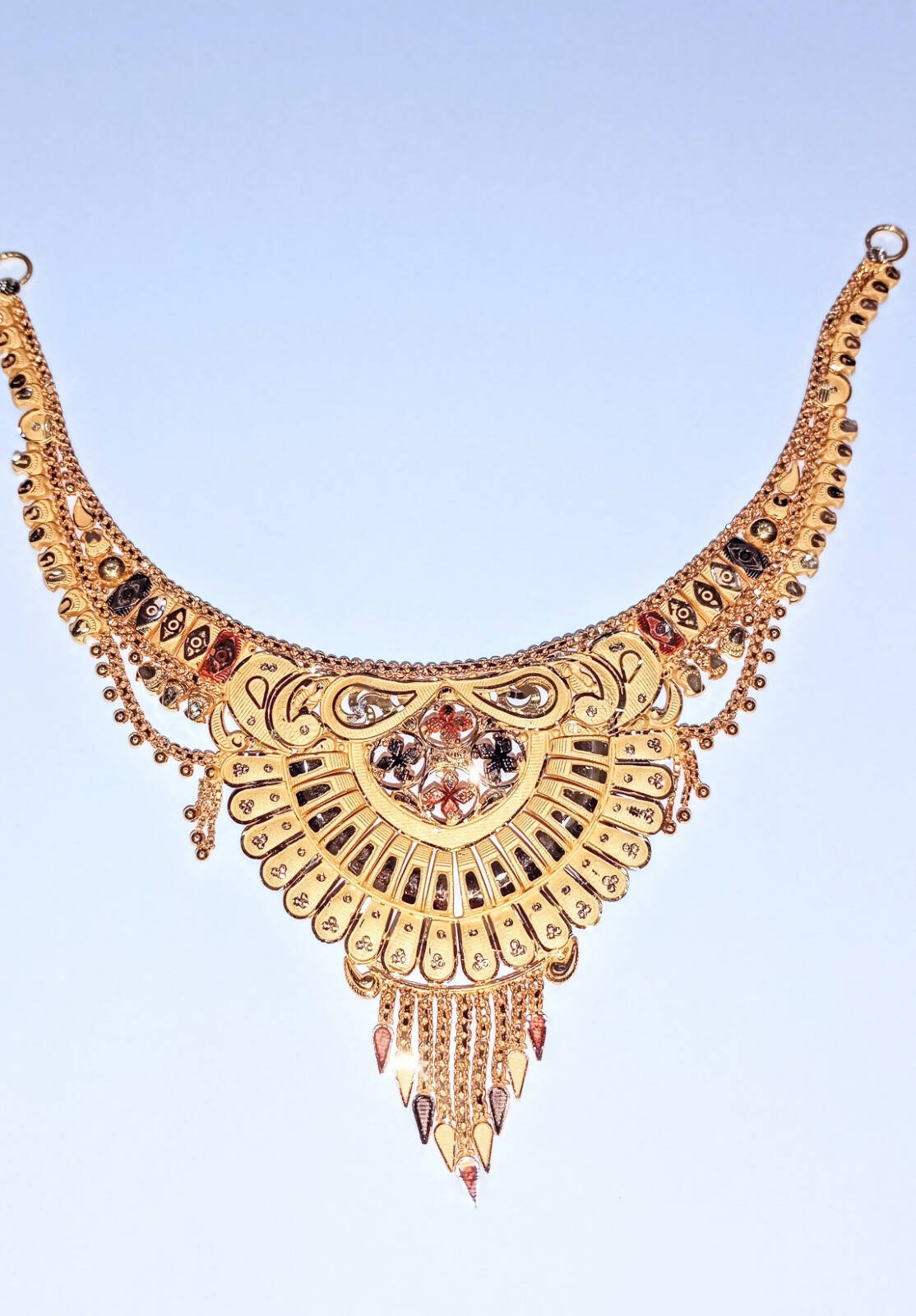 Gold Necklace Sarafa Bazar India