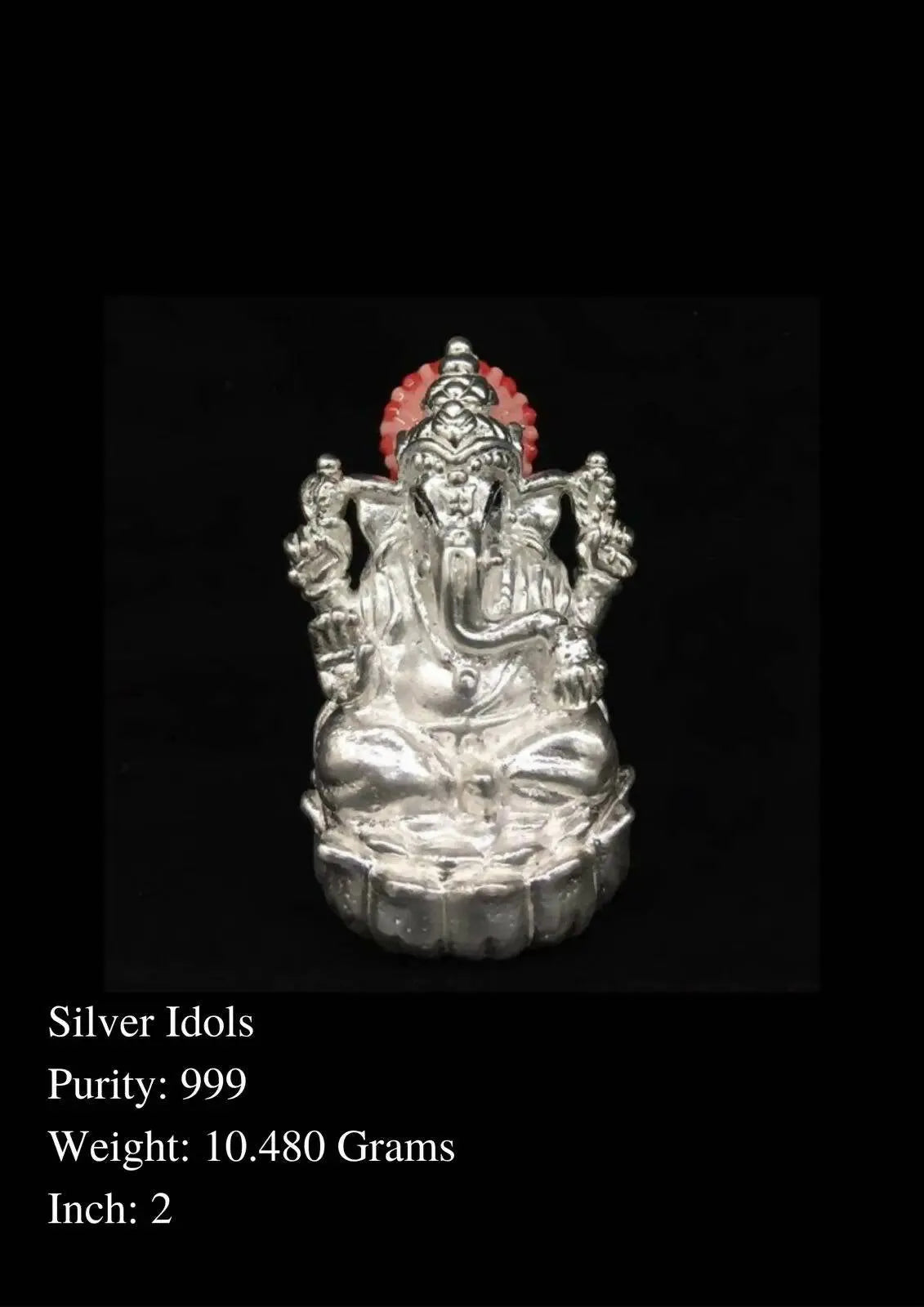 999 Silver Idols Sarafa Bazar India