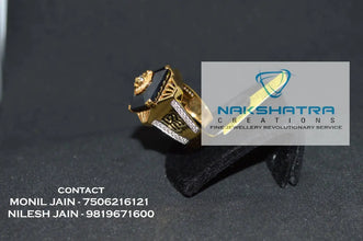 CZ Casting Gents Ring Sarafa Bazar India