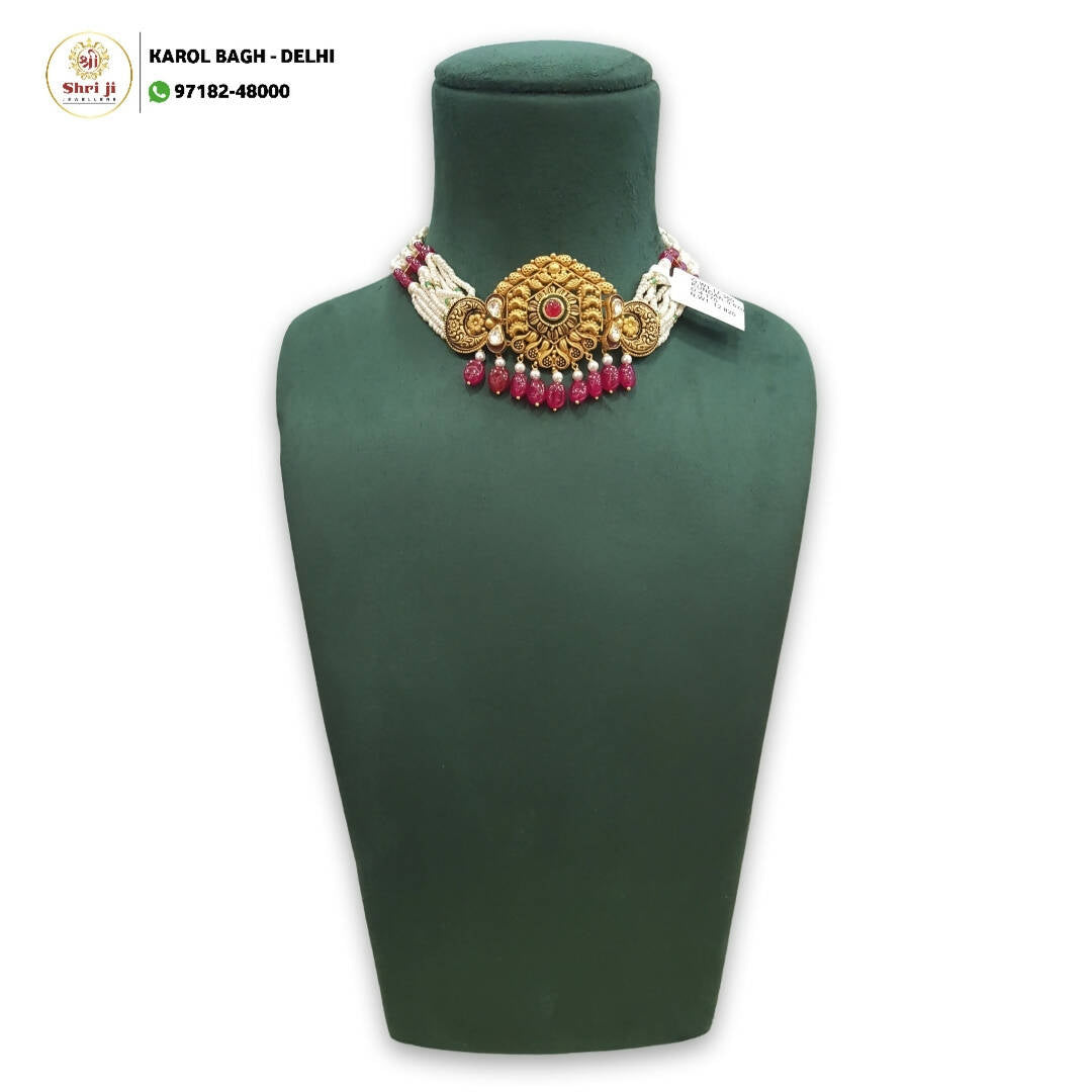 Light Weight Ghalsari Necklace Sarafa Bazar India