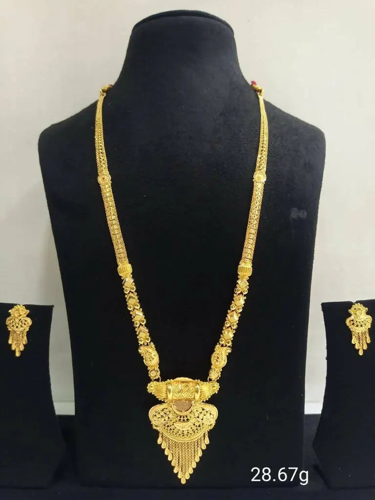 Gold Long Set Sarafa Bazar India